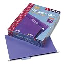 Smead Hanging Folder, Letter, 1/5 Cut Tab, Purple, 25 per Box (64072)