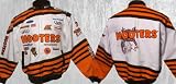  : Alan Kulwicki Racing #7 Hooters Winston Cup Mighty Mouse Cotton Twill Jacket Size Medium
