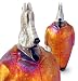'Top Dog' Raku Pottery Sculpture