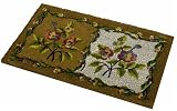 velcoc italy ココヤシマット ツートンフラワー 水溶性ペイント 花柄