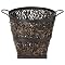 Metal and Wicker Basket