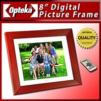 Opteka OPT 8 DPF-CH 8-Inch Digital Picture Frame w/128MB Built-In Memory (Cherry Wood)