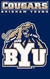 Brigham Young (BYU) Cougars NCAA Applique Banner Flag