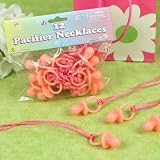 51J3fHioYtL. SL160  Pink Pacifier Game   Necklaces   Baby Shower Game   (12 necklaces) Reviews