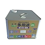 ロックペイント 水性多用途塗料 チョコレート 7L H75-7709-61