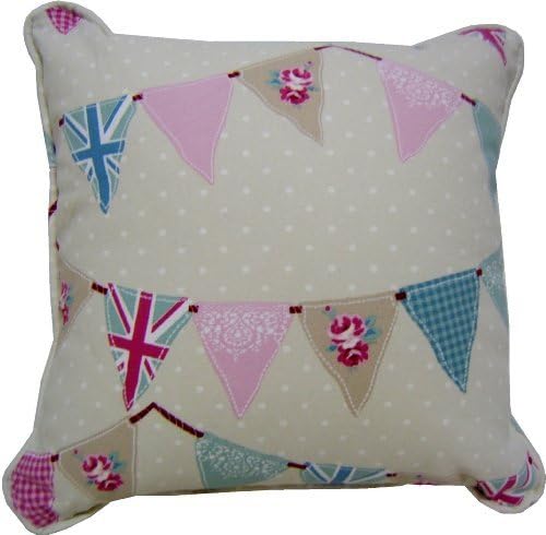 Children's Bunting Scatter Cushion Made in Britain by Cushion Craft