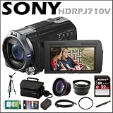 Buy Sony HDR-PJ710V 32GB HD Handycam Camcorder w  Projector + 32 GB Memory Card +... by Sony