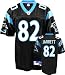Dwayne Jarrett Jersey: Reebok Black Replica #82 Carolina Panthers Jersey