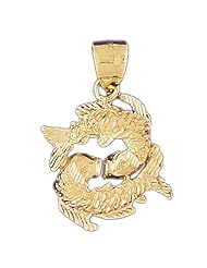 CleverEves 14K Gold Zodiac Pendant 13.1 - Gram(s)