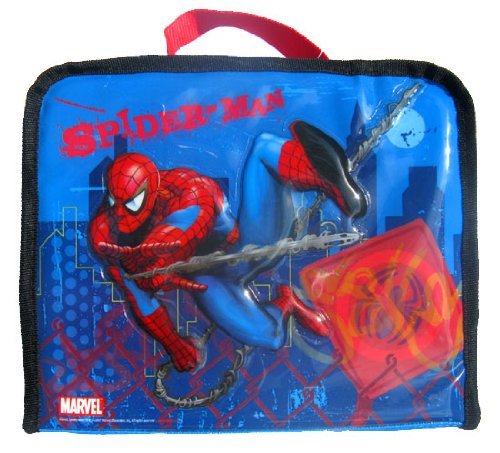 Spider-man Boys Insulated Lunchbox Bag Tote Blue