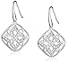 Sterling Silver Filigree Drop Earrings