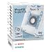 Bosch Megaair Super Tex Type G  Vacuum Bag, 4 Litre Capacity, Pack Of 4 And Includes A Micro Hygiene Filter For The Motor