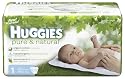 Huggies Pure & Natural Diapers, Size 1, 66-Count Packages (Pack of 2)