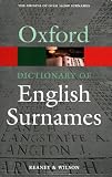 A Dictionary of English Surnames. by P.H. Reaney (Oxford Paperback Reference)