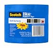 3M ScotchBlue Painter's Tape for Multi-Surfaces, 1-Inch by 60-Yard, 4-Pack