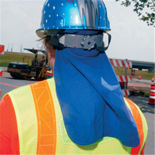 Bandana - Chill-Its 6717 Evaporative Cooling Hardhat Pads w/Neck Shades