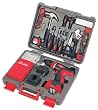 Apollo Precision Tools DT1273 - 56 Piece Household Tool Kit with 14.4 V Cordless Drill