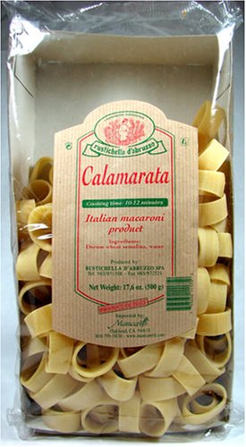 Rustichella D' Abruzzo Calamarata Large Ring Pasta 17.6 Oz. by Rustichella