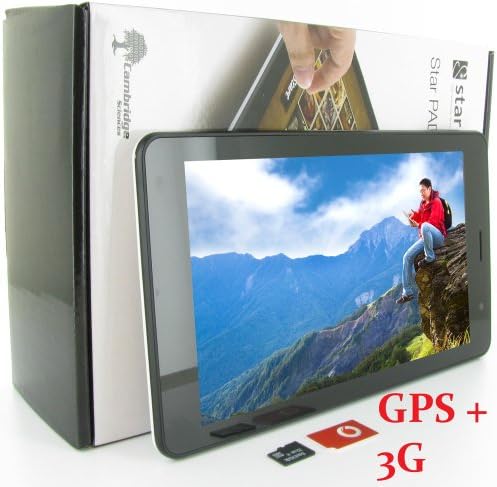 BUILT IN 3G, 16GB CAMBRIDGE SCIENCES StarPAD 7+3G Quad core GPU Android 4 Tablet PC. 3G +Bluetooth