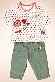 2 Piece Pure Cotton Frill Top Trousers Outfit