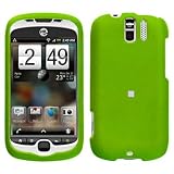 Fosmon Green Rubberized Snap-On Hard Case for HTC MyTouch 3G Slide