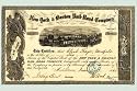 Art Poster, New York and Boston Rail-Road Company - 27.5 x 18.75