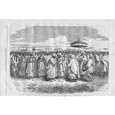 Priests Villagers Singing Song Moses