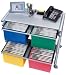 Axcess Dougle File Trolley with WorkTop