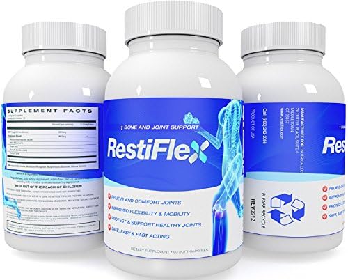 RESTIFLEX - NEM¨ (Natural Egg Shell Membrane) 500mg Containing Glucosamine, Chondroitin, and Collagen - Restiflex Also Contains a 400mg Blend of Methylsulfonylmethane (MSM), White Willlow Bark, Ginger, Boswella Serrata, and Tumeric Root -Restiflex Is Designed to Help Reduce Joint Inflamation and Restore Bone and Joint Health - 60 Capsules, 2 Capsules Per Serving, 30 Servings (2)