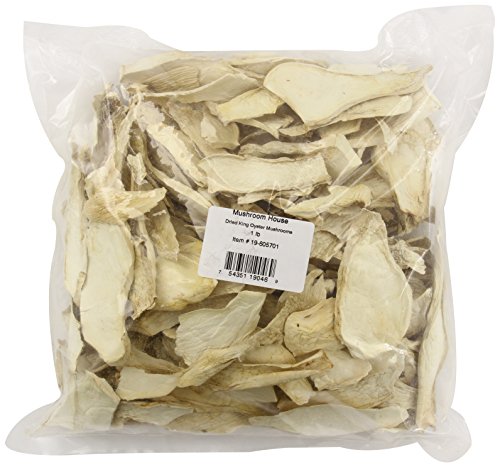 Mushroom House Dried King Oyster Mushrooms, 1 Pound