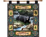 Review Pure Country  / Bear Lodge Woven Tapestry Wall Hanging