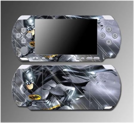 Batman Dark Knight Rises Begins Cartoon Video Game Vinyl Decal Sticker Cover Skin Protector 4 for Sony PSP Slim 3000 3001 3002 3003 3004 Playstation Portable
