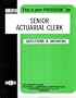 Senior Actuarial Clerk