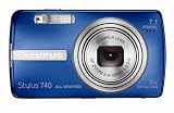 Olympus Stylus 740 7.1MP Digital Camera with Digital Image Stabilized 5x Optical Zoom (Blue)