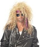 California Costumes Men's Heavy Metal Rocker Wig,Blonde,One Size