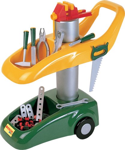 Childrens Toyshop  Toys : BOSCH Tool Trolley With Accessories