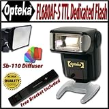 Opteka FL680AF-S TTL AF Professional Dedicated Digital Speed Blitz Flash fo ....