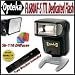 Opteka FL680AF-S TTL AF Professional Dedicated Digital Speed Blitz Flash for Sony DSC-R1, DSC-H10, DSC-H5, DSC-H3, DSC-H2, DSC-H1, DSC-F828, DSC-F707 and DSC-F717 Package includes Strait Bracket and SB-110 Universal Gel Softbox