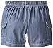 Calvin Klein Baby-Boys Infant Blue Stripes Polo Top with Denim Shorts