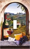 Red Wine in Tuscan Decorative Switchplate Cover