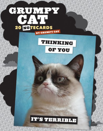 Grumpy Cat Notecards: 20 Notecards & Envelopes