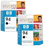 HP No. 94 Black Ink Cartridge Twin Pack (C8765WN#140)