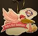 Philadelphia Phillies MLB Baby Girls First Christmas Ornament