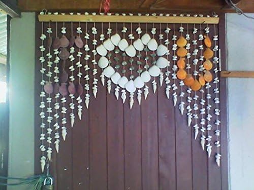 Sea Shells Curtains Hundreds for Doors or Windows of the House to Be Beautiful or to Separate the House. (Pack of 1)