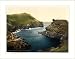 FRAMED - Boscastle entrance to harbor Cornwall England, c. 1890s