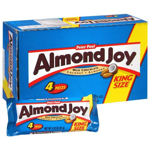 Peter Paul Almond Joy Milk Chocolate, Coconut and Almonds King Size Bars - 18 ct by Peter Paul