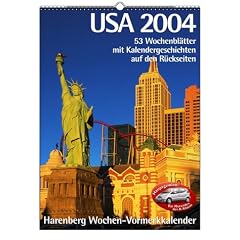 Harenberg Wochen-Vormerkkalender USA 2004. 53 Wochenbl�tter mit Kalendergeschichten auf den R�ckseiten