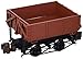 Bachmann Industries Scale Ore Side-Dump Car - Brown - Large 