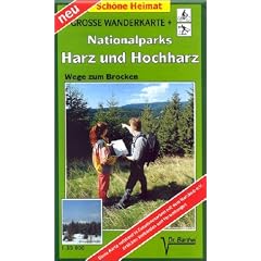 Nationalpark Harz 1 : 35 000. Grosse Wander-, Ski- und Radwanderkarte: mit Harzer-Hexen-Stieg. Ausfl�ge zum Brocken von Clausthal-Zellerfeld, Goslar, ... Herzberg, Sankt Andreasberg und Schierke