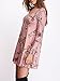 Floerns Women's Floral Printed Long Sleeve Casual Tunic Dress